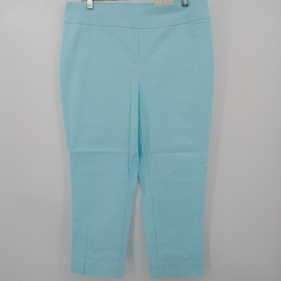 Chico's Pants - New Chicos Size Large Capri Crop Pants Blue